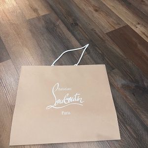Louboutin shopping bag